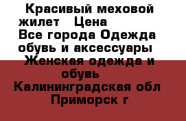 Красивый меховой жилет › Цена ­ 13 500 - Все города Одежда, обувь и аксессуары » Женская одежда и обувь   . Калининградская обл.,Приморск г.